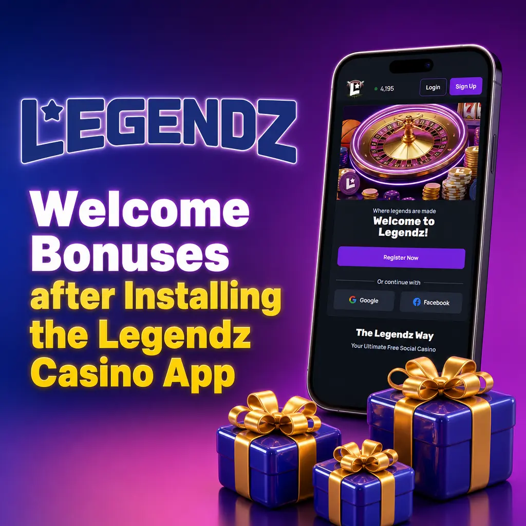 Welcome Bonuses after Installing the Legendz Casino App