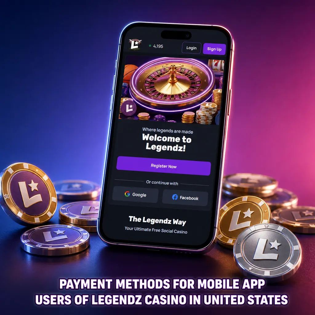 Payment Methods for Mobile App Users of Legendz Casino in United States