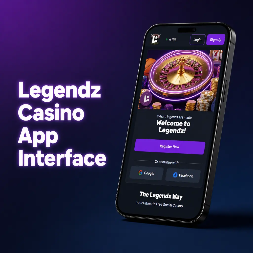 Legendz Casino App Interface