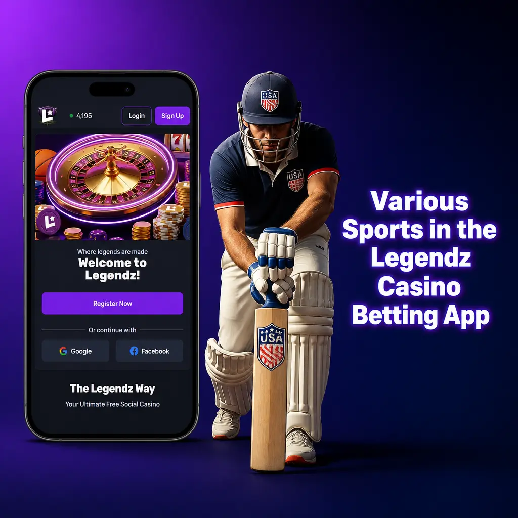 Various Sports in the Legendz Casino Betting App