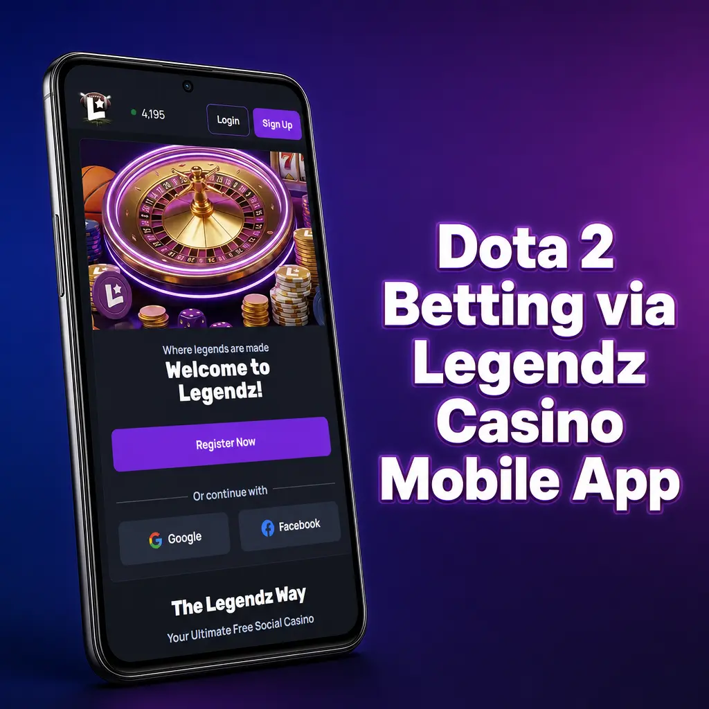 Dota 2 Betting via Legendz Casino Mobile App