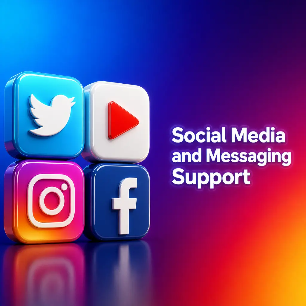 Social Media and Messaging Support