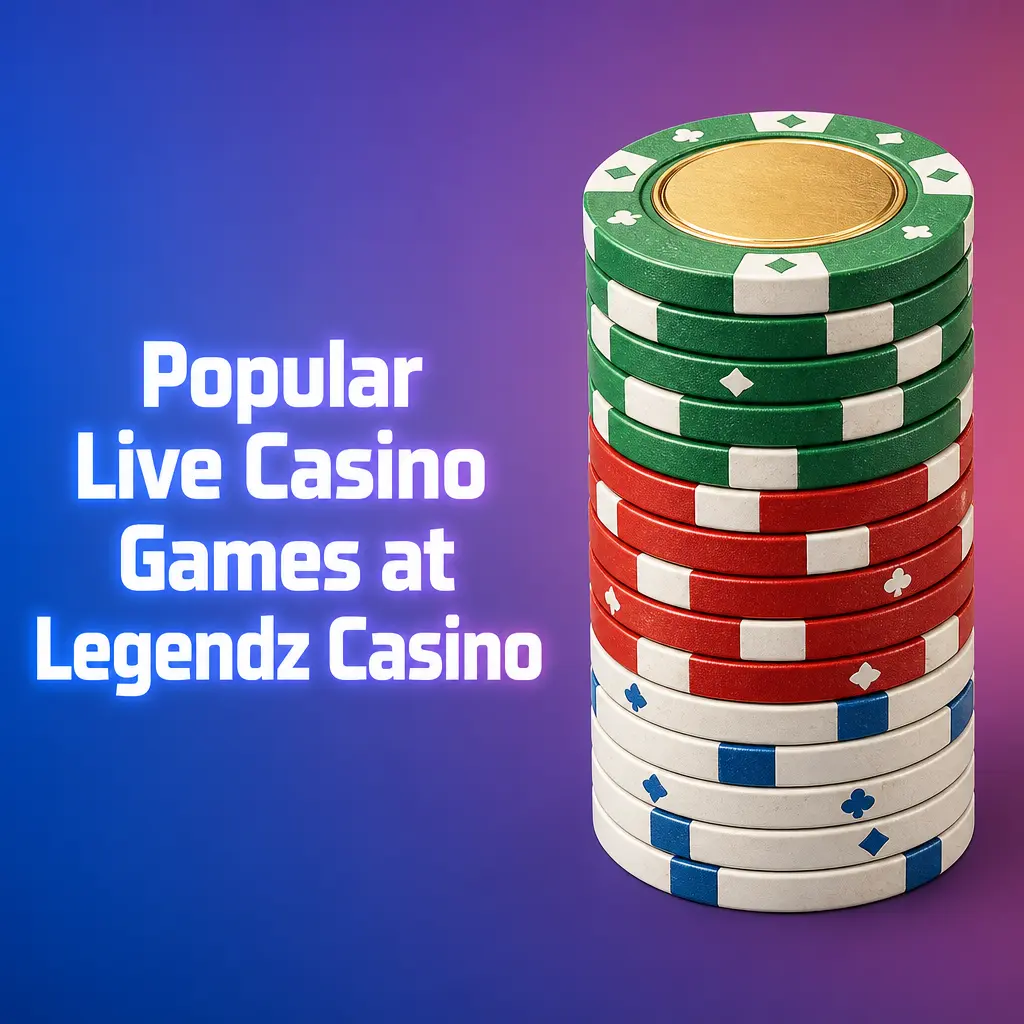 Popular Live Casino Games at Legendz Casino