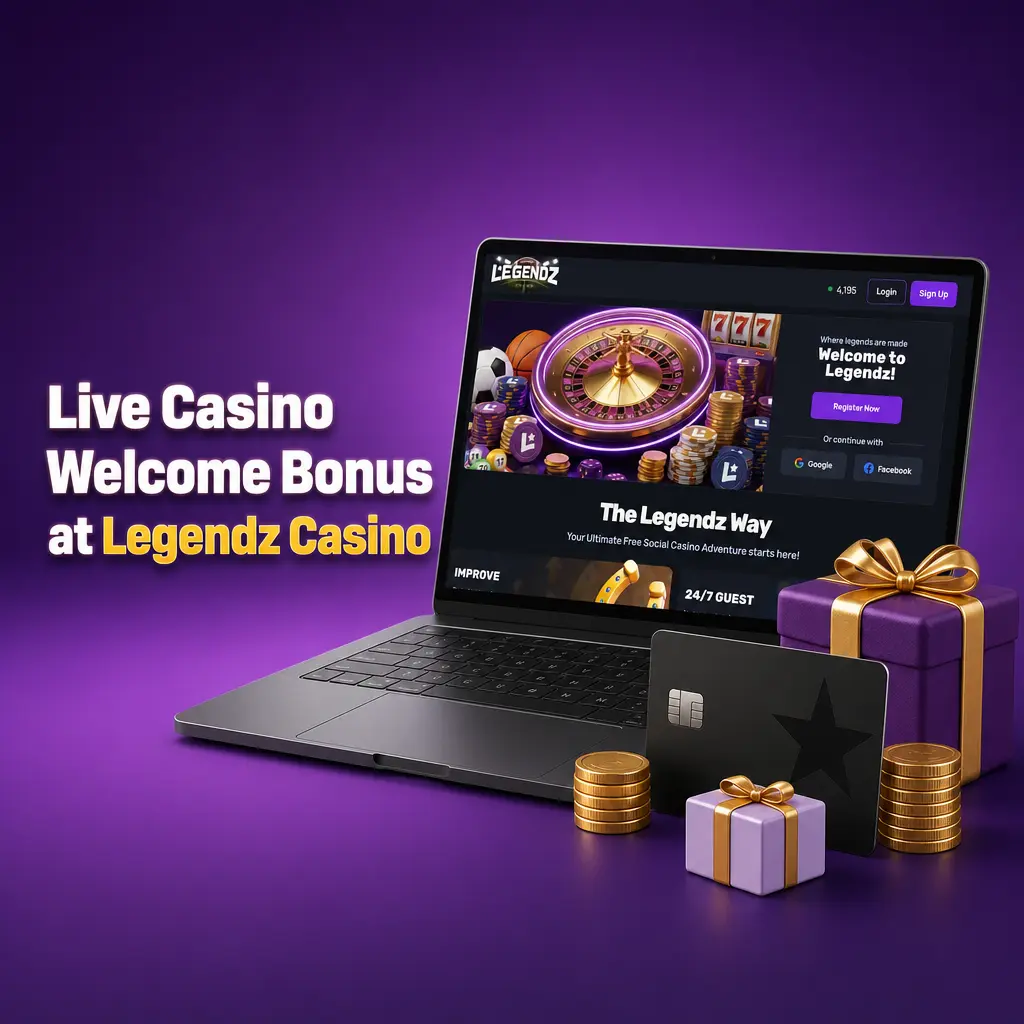 Live Casino Welcome Bonus at Legendz Casino