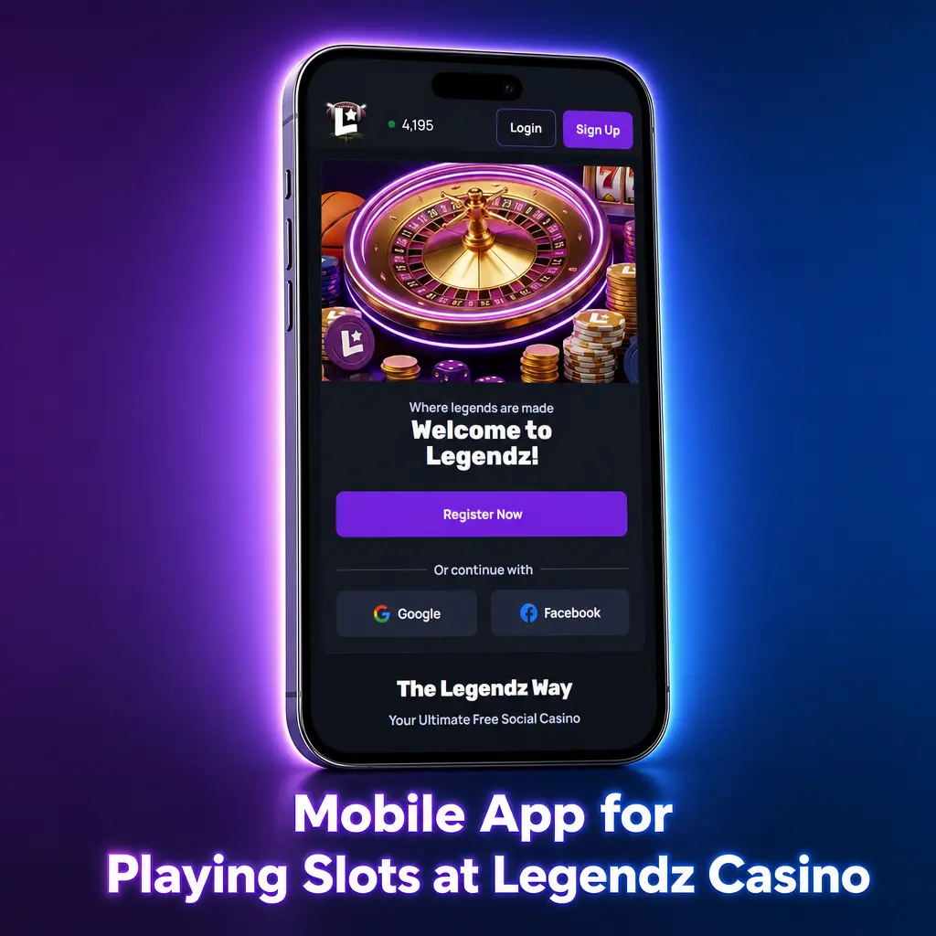 Mobile App for Playing Slots at Legendz Casino