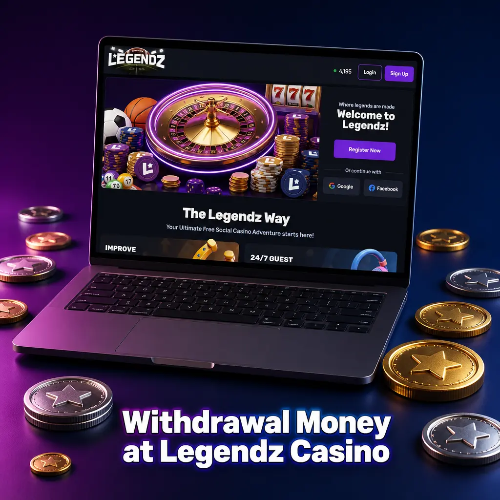 Withdrawal Money at Legendz Casino