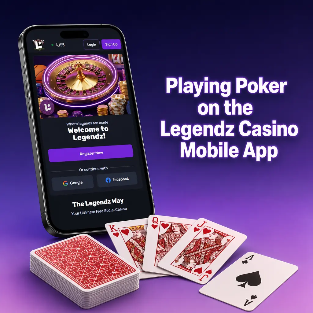Playing Poker on the Legendz Casino Mobile App